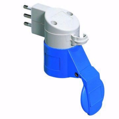 Imagine ADAPTOR 16A 230V 2P+T,   ST GERMAN