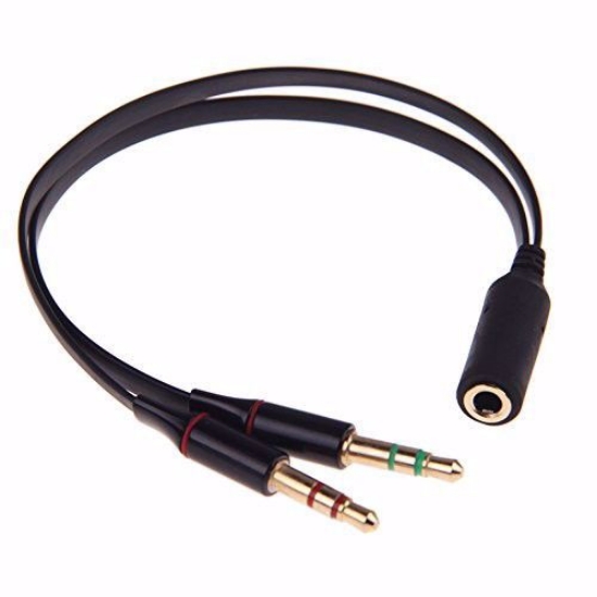 Imagine ADAPTOR AUDIO APPLEIPHONE>2X3,5MM TATA, MPA IPH-2X3,5-BU, 48980