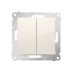 Imagine INTRERUPATOR ST DUBLU  CREM SIMON 54,DW5.01/41 F RAMA