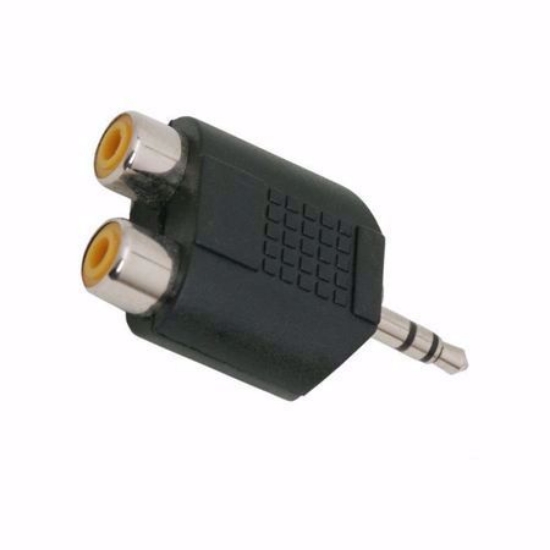 Imagine ADAPTOR AUDIO 3.5MM STEREO TATA - 2X RCA MAMA AC 17