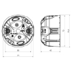 Imagine DOZA DERIV UNIVERSALA ST RIGIPS/TENCUIALA 1LOC FI 73*45MM 1D CU CAPAC V68  K