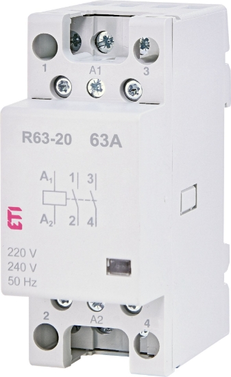 Imagine CONTACTOR MODULAR 63A, 2P, 2MD, 230/240VAC, 2ND+0NI, R 63-20 230V