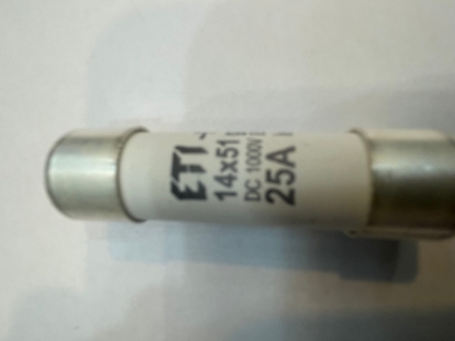 Imagine SIGURANTA FUZIBILA, FI 14*51MM,  25A, 1000VDC, GPV UL