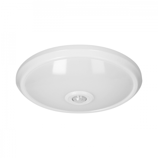 Imagine PLAFONIERAONIERA LED, SENZOR MISCARE, 16W, 4000K/1100LM, IP20, 360GR, ,290/290/67MM, POLICARBONAT ALB,