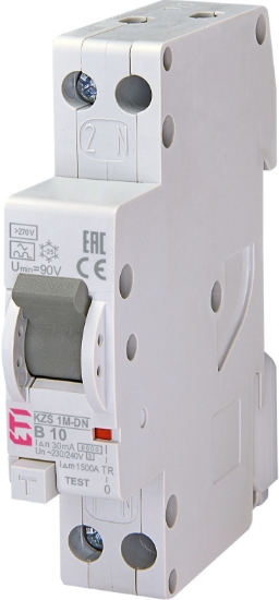 Imagine DIFERENTIAL 1MD, 30MA/TIP A, 1P+N B 10A, 6KA, RCBO, KZS-1M-DN