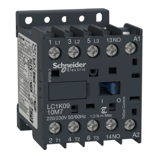 Imagine CONTACTOR   9A 3P 230VAC 1ND+0NI LC1K