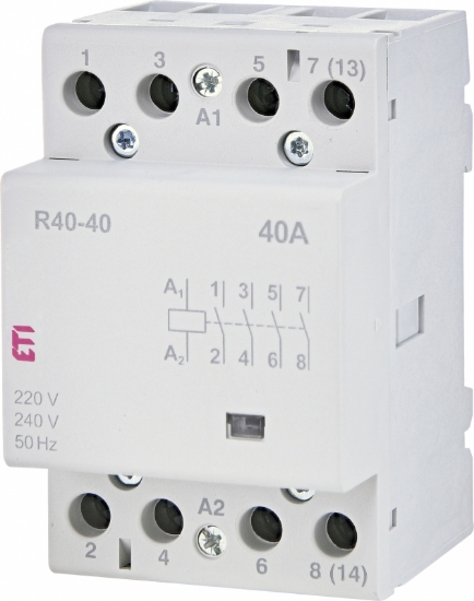 Imagine CONTACTOR MODULAR 40A, 4P, 3MD, 230-240VAC, 4ND+0NI, R40-40 230 V