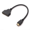 Imagine ADAPTOR CU CABLU HDMI A TATA LA 2 X HDMI A MAMA, CONTACTE AURITE, VA340G-BU