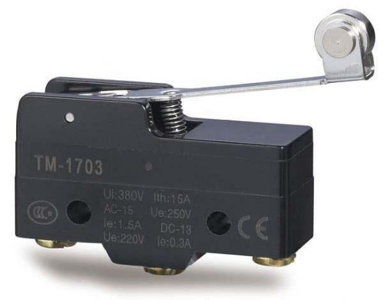 Imagine MICRO INTR 15A/250V,TIJA LUNGA CU ROLA,SURUB,Z-15GW2,33-032