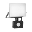 Imagine PROIECTOR LED CU SENZOR, 20W 4000K/1600LM, 230V, IP44, PIR 240 ° NEGRU, PC ALB MAT,