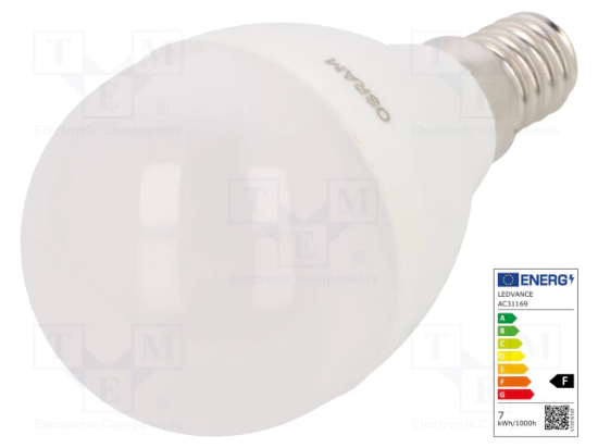 Imagine BEC LED E14 P, 2700K/ 806LM,  7.0W 230V,  P45, PARA FR