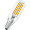 Imagine BEC LED E14 T, 2700K/ 730LM,  6.5W 230V, T26, FILAMENT CLAR STICLA TUB, HOTA, MASINA CUSUT,