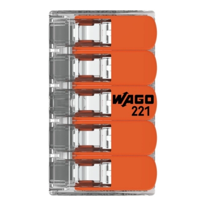 Imagine BLOC TERMINAL  1P, 5G, =<4MMP,   1BUC/PUNGA,  32A, COMPRESIE, WAGO