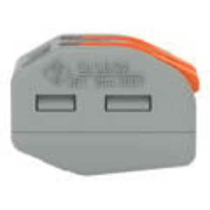 Imagine BLOC TERMINAL  1P, 2G, =<4MMP,   2BUC/PUNGA, 24A, COMPRESIE, WAGO