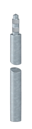 Imagine ELECTROD IMPAMANTARE 1.5M (TARUS) - VERTICAL, 20MM, OTEL ZINCAT