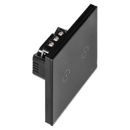 Imagine INTRERUPATOR DUBLU ST, WI-FI, TUYA SMART, NEGRU