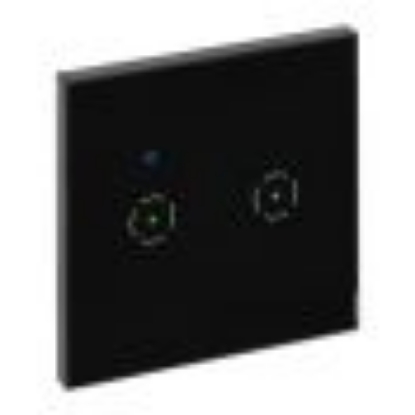 Imagine INTRERUPATOR DUBLU ST, WI-FI, TUYA SMART, NEGRU