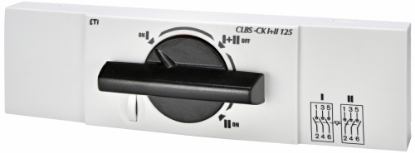 Imagine COMUTATOR SURSA, MANUAL, 125A 3P, 3(1-0-2)POZ, 400VAC, CLBS