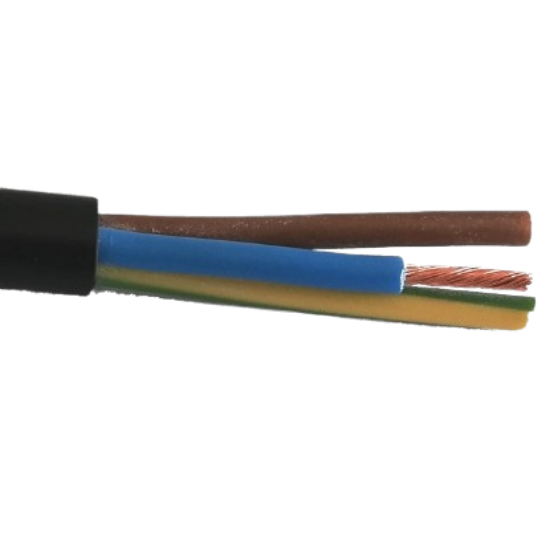Imagine CABLU MYYM, H05VV-F, 3.0* 1.50 mmp,   1m, NEGRU