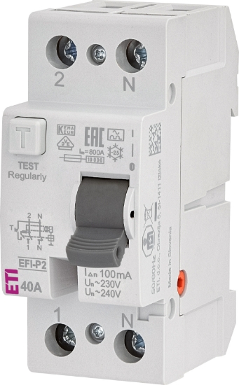 Imagine DIFERENTIAL RCCB, 100MA, TIP A, 1P+N, 40A, 2MD, 10KA,