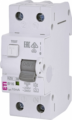 Imagine DIFERENTIAL RCBO, 10MA, TIP A, B 16A, 1P+N, 2MD, 10KA,