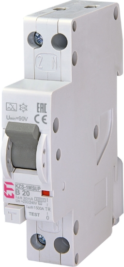 Imagine DIFERENTIAL RCBO, 30MA, TIP A, B 20A, 1P+N, 1MD, 6KA,