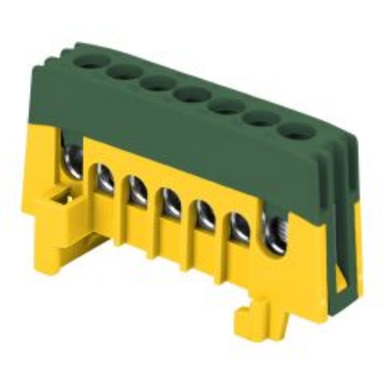 Imagine BARA DISTRIBUTIE 1P, ( 7*2.5-16)MMP/ 7GAURI, 59X34X18; IZOLATA PE VERDE ORNO 