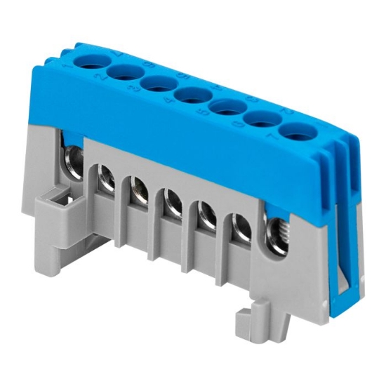 Imagine BARA DISTRIBUTIE 1P, ( 7*2.5-16)MMP/ 7GAURI, 59X34X18; IZOLATA N ALBASTRU, ORNO