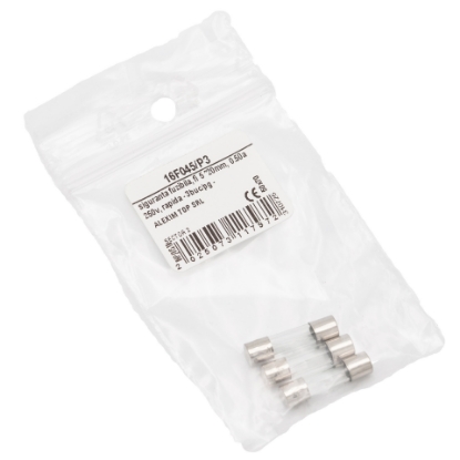 Imagine SIGURANTA FUZIBILA, FI 5 *20MM, 0.50A 250V, RAPIDA - 3BUC/PG -