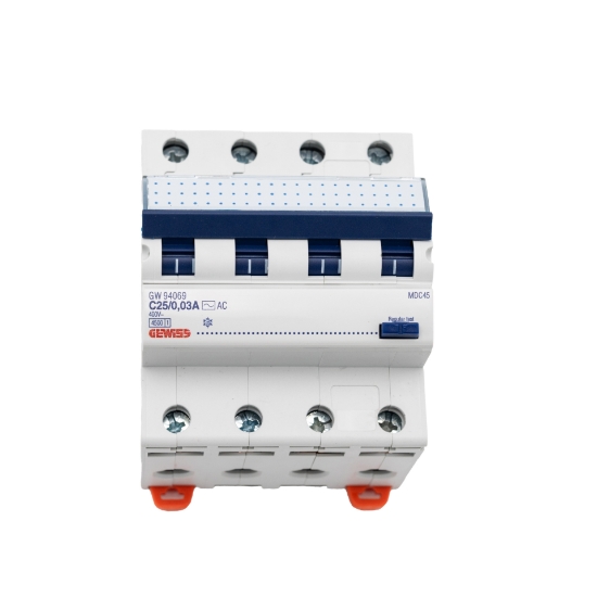 Imagine DISJUNCTOR DIFERENTIAL 4P C 25A  30MA  4.5KA 4M GW  94069