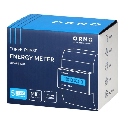 Imagine CONTOR TRIFAZAT, 0.25-5(100)A, 3*230/400V, MID, DIGITAL, PE SINA